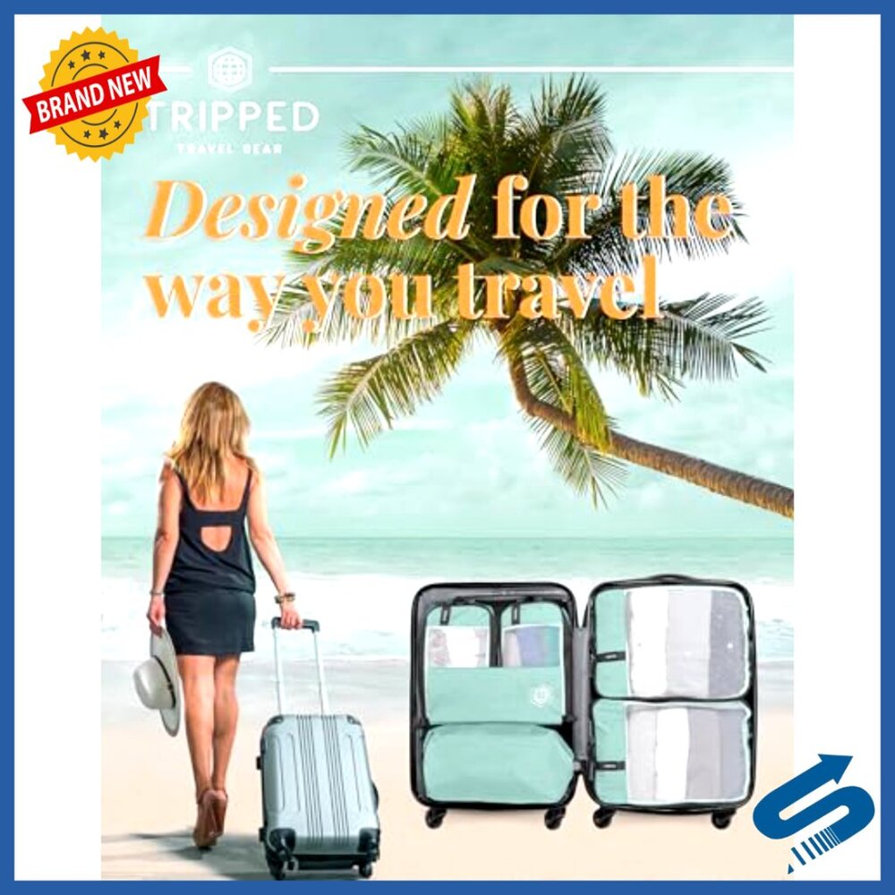 6-Piece Compression Packing Cube Set with Laundry… - image 2